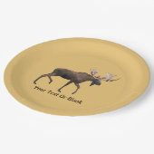Bull Moose Papieren Bordje (Gekanteld)