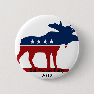 Bull Moose Party 2012 Ronde Button 5,7 Cm