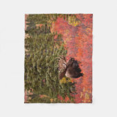 Bull Moose Permanent in Red Dwarf Birch Fleece Deken (Voorkant)