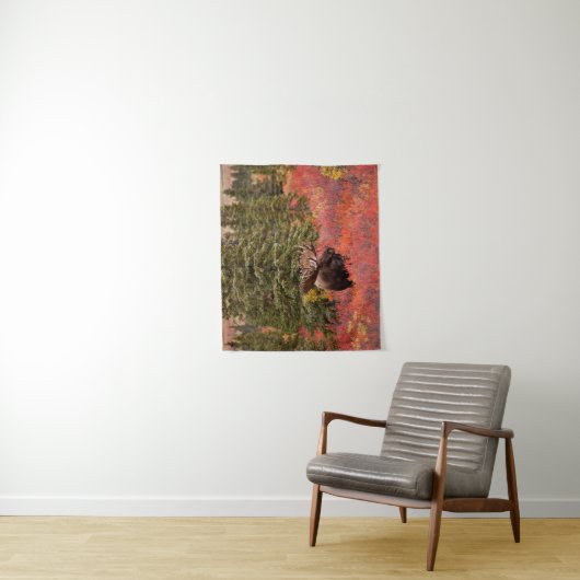 Bull Moose Permanent in Red Dwarf Birch Wandkleed (In situ)