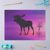 Bull Moose Silhouette Tissuepapier (Craft)