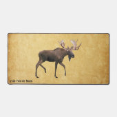 Bull Moose Sur Ancien Papier (Recto)