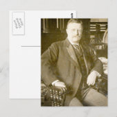 Bull Moose Teddy Roosevelt  Briefkaart (Voorkant / Achterkant)