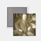 Bull Moose Teddy Roosevelt Magneet (Voorkant / Achterkant)