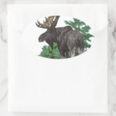 Bull-mose Ovale Sticker (Tas)