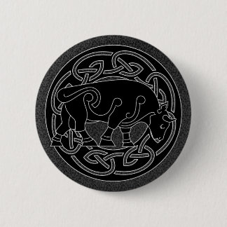 Bull of Provoorspoed - Celtic Knotwork Button