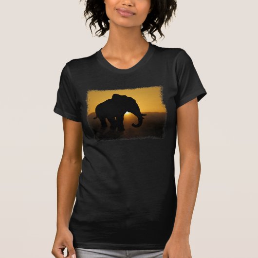 Bull-olifant T-shirt (Voorkant)