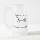 Bull Perseverance Zwart Matglas Bierpul (Links)