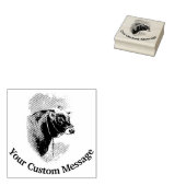 Bull Personalized Rubberstempel (Gestempeld)