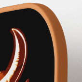 Bull Portrait Briefkaart Pickleball Paddle (Links Detail)