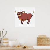 Bull Poster (Keuken)