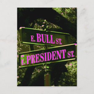 Bull & President Street ~ Carte postale / Invitati