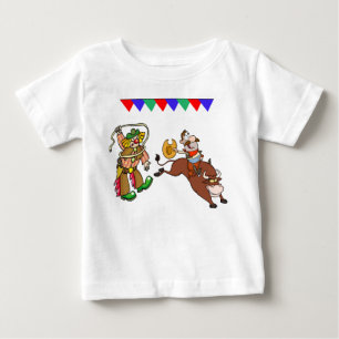Bull Rider en Rodeo Clown