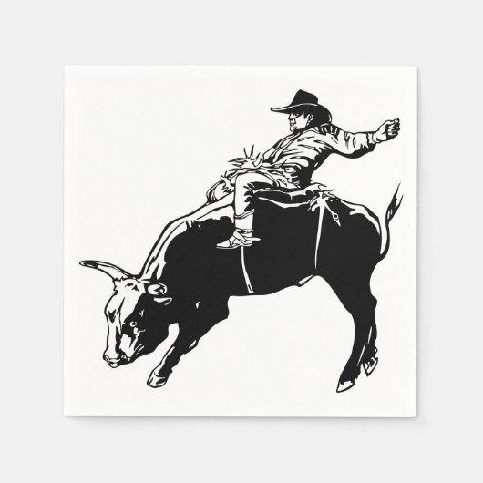 Bull Rider Servetten (Voorkant)