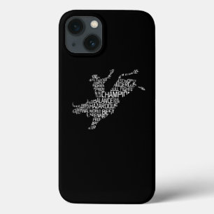 Bull Rider Word Cloud iPhone 13 Hoesje