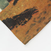 Bull Riding door Fred Ludekens Fleece Deken (Hoek)