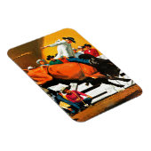 Bull Riding door Fred Ludekens Magneet (Rechterzijde)