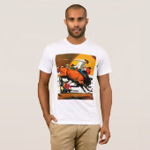 Bull Riding door Fred Ludekens T-shirt (Voorkant volledig)
