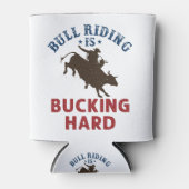 Bull Riding is een hard Funny Bullrider Blikjeskoeler (Voorkant)