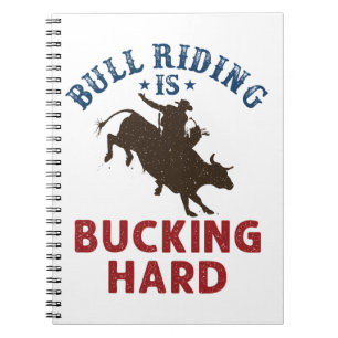 Bull Riding is een hard Funny Bullrider Notitieboek