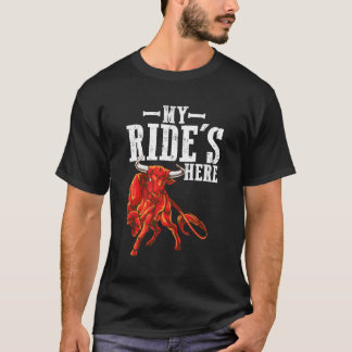 Bull Riding Pbr Rodeo Bull Riders voor Westerne RC T-shirt