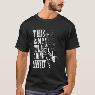 Bull Riding Western Country Cowboy Rodeo T-shirt