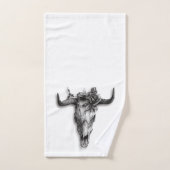 Bull Roos zwart-wit Bad Handdoek (Handdoek)