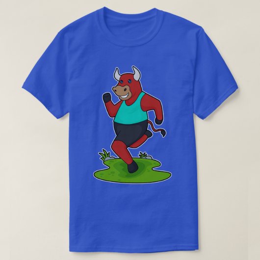 Bull Running Fitness T-shirt (Design voorkant)