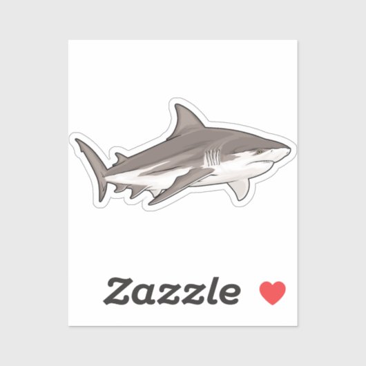 Bull Shark B Sticker (Vel)