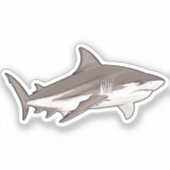 Bull Shark B Sticker (Voorkant)