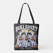 Bull Sheet / Stieren Grappig Halloween Draagtas (Achterkant)