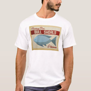 Bull Shoals Blue Fish Vintage Travel T-shirt