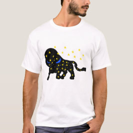 Bull Silhouette Design T-shirt