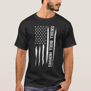 Bull Skull Bull Horns - Amerikaanse Gezegden T-shirt