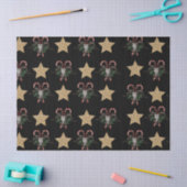 Bull Skull en Candy Cane Tissue Paper Tissuepapier (Craft)