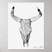 Bull Skull Poster (Voorkant)