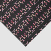 Bull Skulls Western Roze Bruin Rustisch Tissuepapier (Detail)