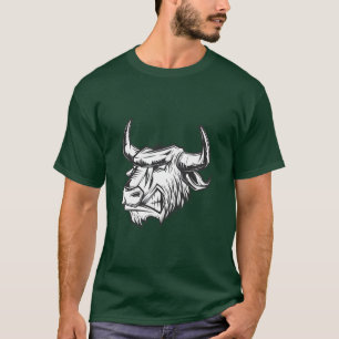 Bull  stijl zijprofiellijst t-shirt