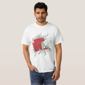 Bull Stock Market Chart T-Shirt (Voorkant volledig)