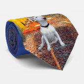 Bull Terrier 1 - Terras Cafe Stropdas (Opgerold)