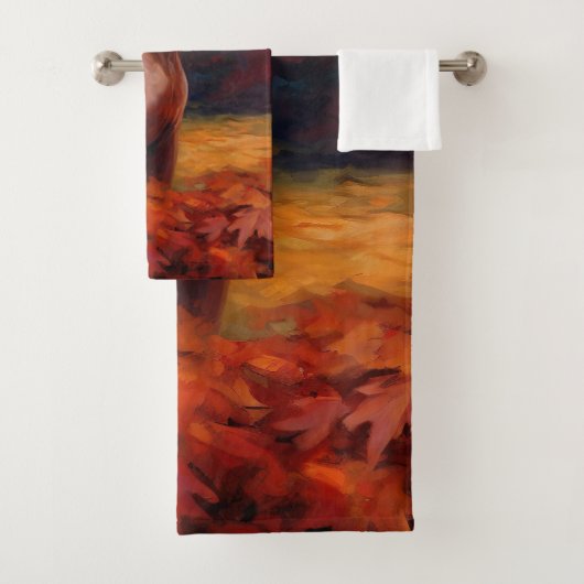 Bull Terrier à l'automne Leaves automne Inspire (En situation)