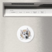 Bull Terrier (Amerikaans) Busting Out Magneet (Insitu (Vaatwasser))