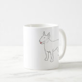 Bull Terrier BULLY GIRL compleet Koffiemok (Voorkant rechts)
