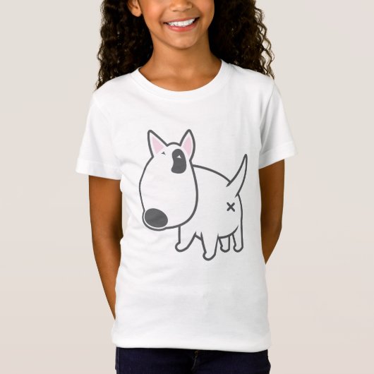 Bull Terrier — bully_illu_bruno_3c T-shirt (Voorkant)