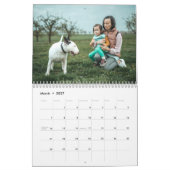 Bull Terrier calendrier 2026 (Mar 2027)