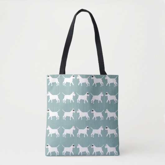 Bull Terrier Canvas tas (Voorkant)