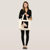 Bull Terrier canvas tas (Voorkant (model))