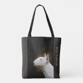 Bull Terrier Canvas tas (Achterkant)
