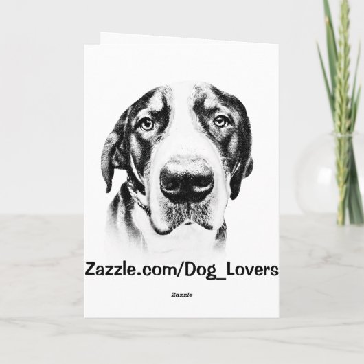 BULL-TERRIER - carte faite sur commande de jour de (Dos)