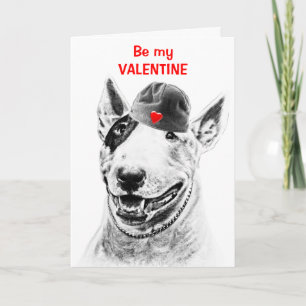BULL-TERRIER - carte faite sur commande de jour de
